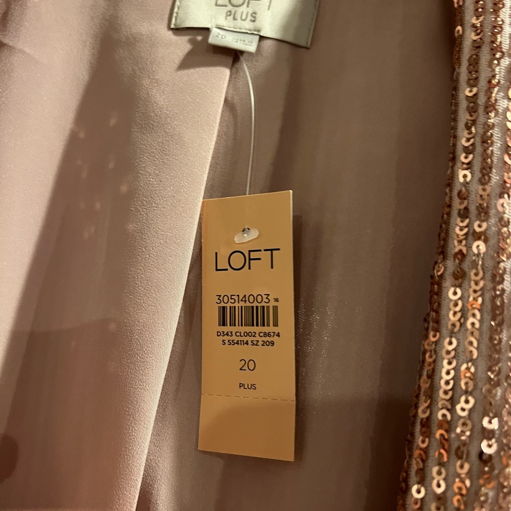 Loft Sequins Blazer Jacket size 20